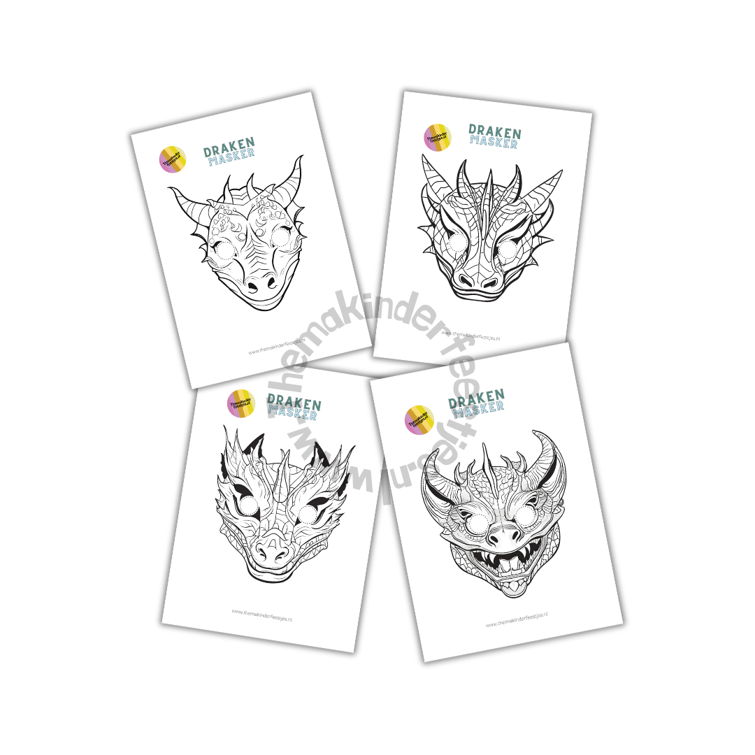 draken maskers (printable)
