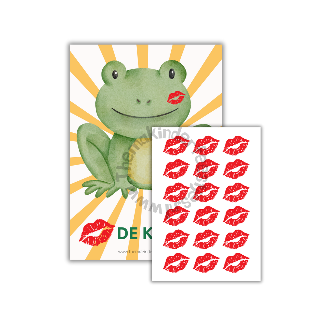 kus de kikker (printable)