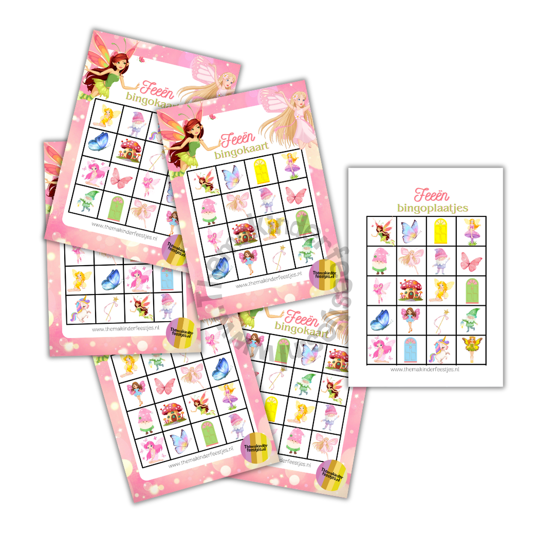 Feeën bingo (printable)