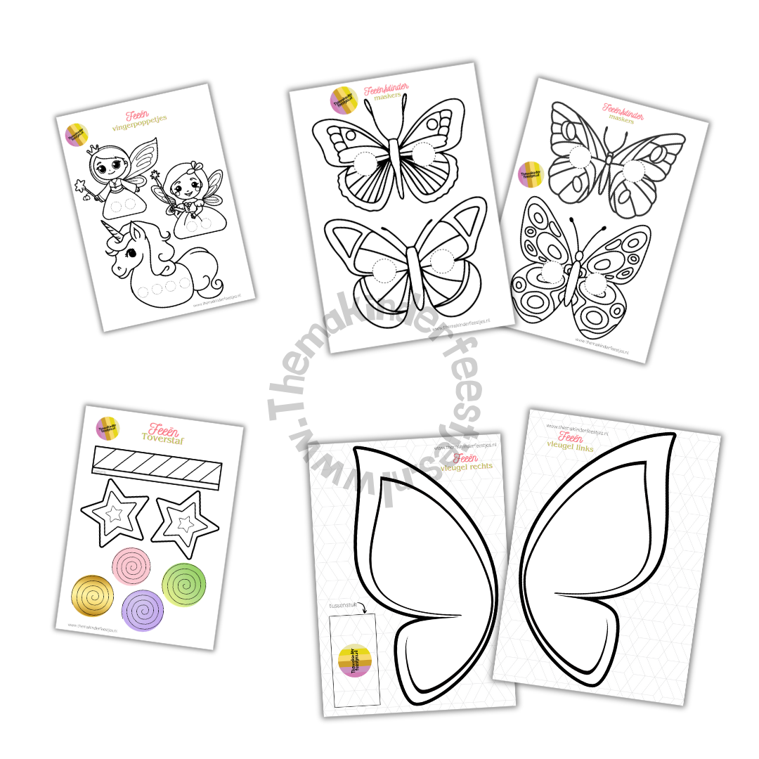 Feeën knutselpakket (printable)