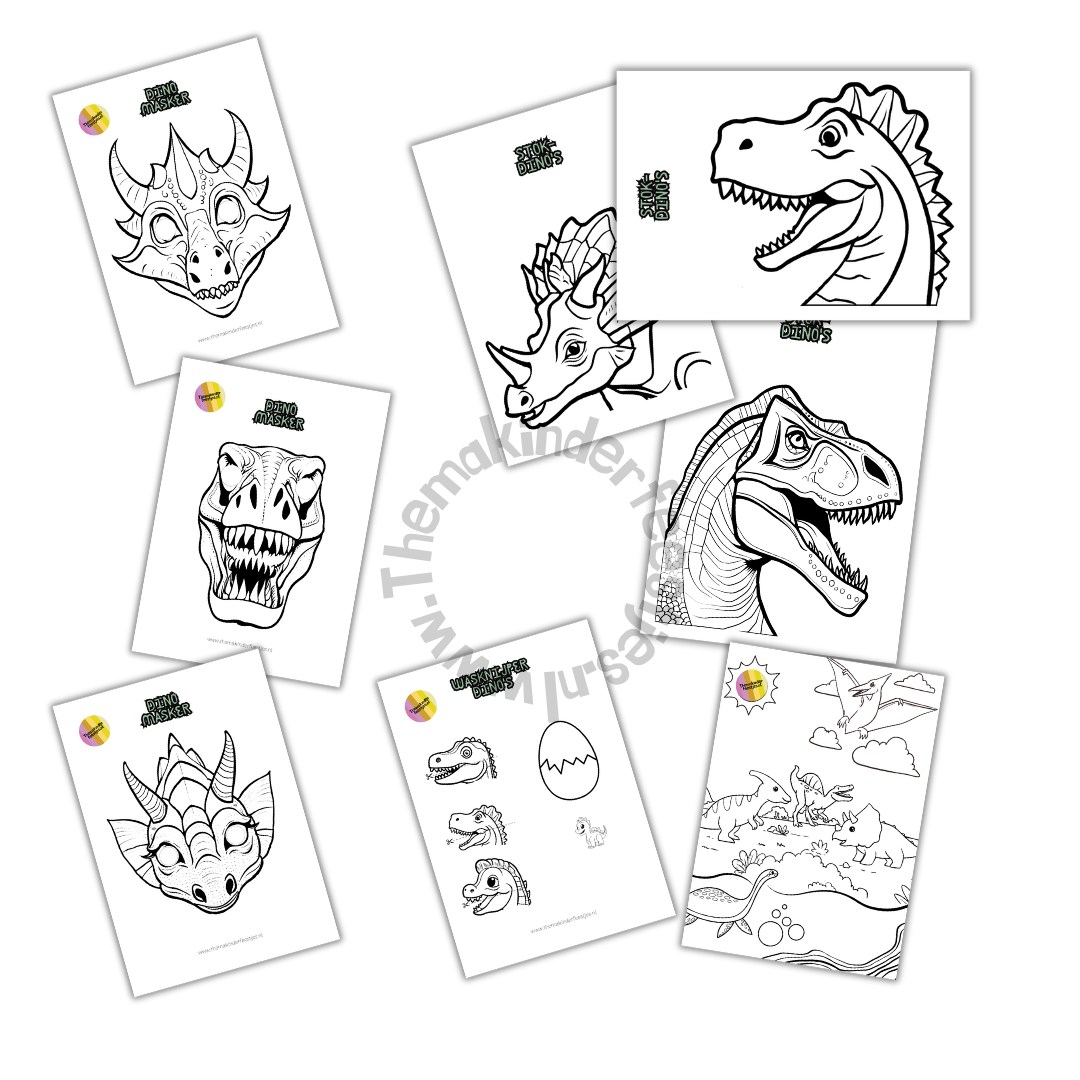 Dino knutselpakket (printable)