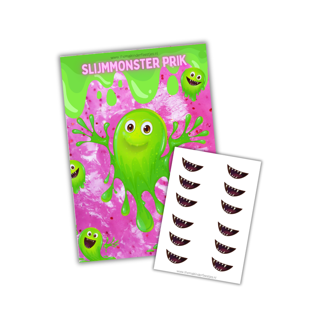 slijm monster prik (printable)