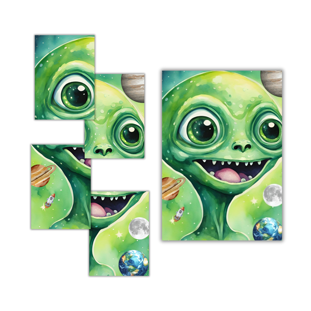 Aliën voeren (printable)