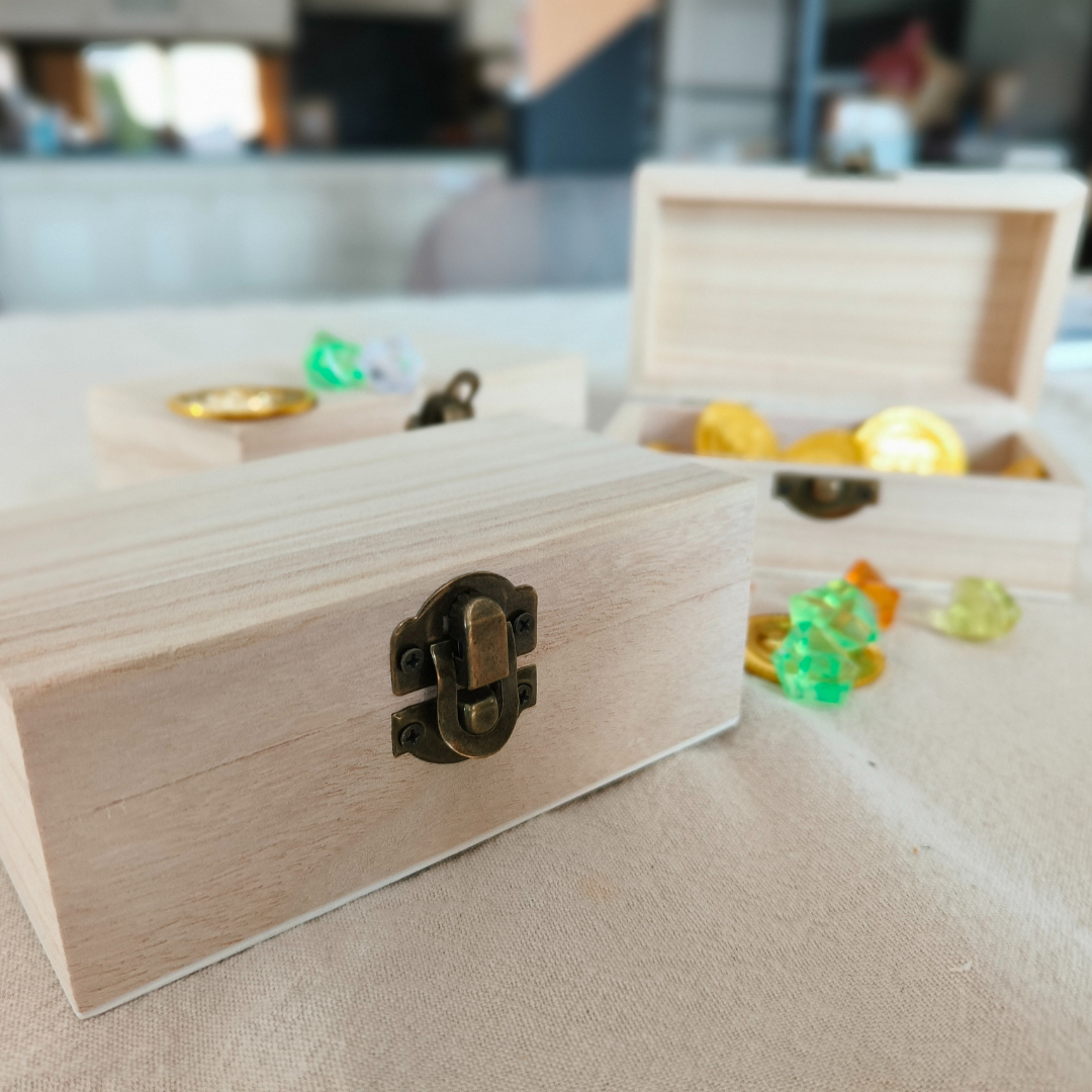 Schatkistje versieren 12,5x7x5cm