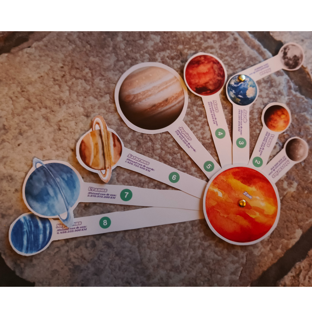 zonnestelsel poster en model (printable)