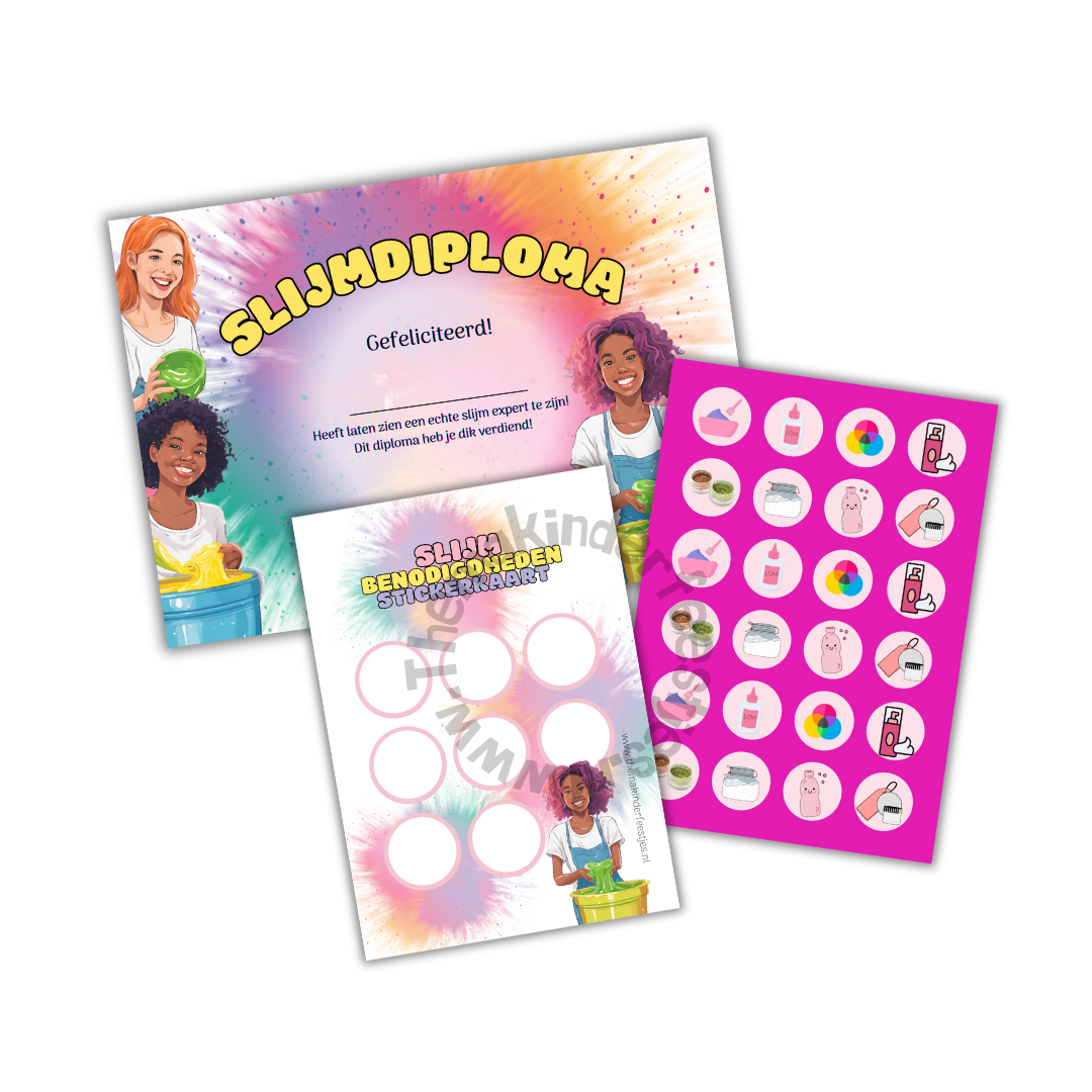 slijm speurtocht aanvulpakket (5 stuks)