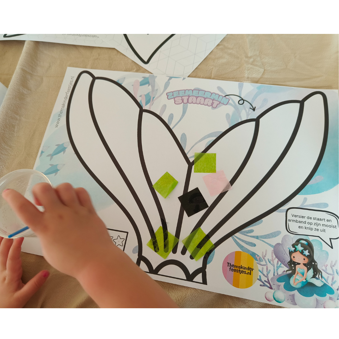 zeemeermin staart (printable)