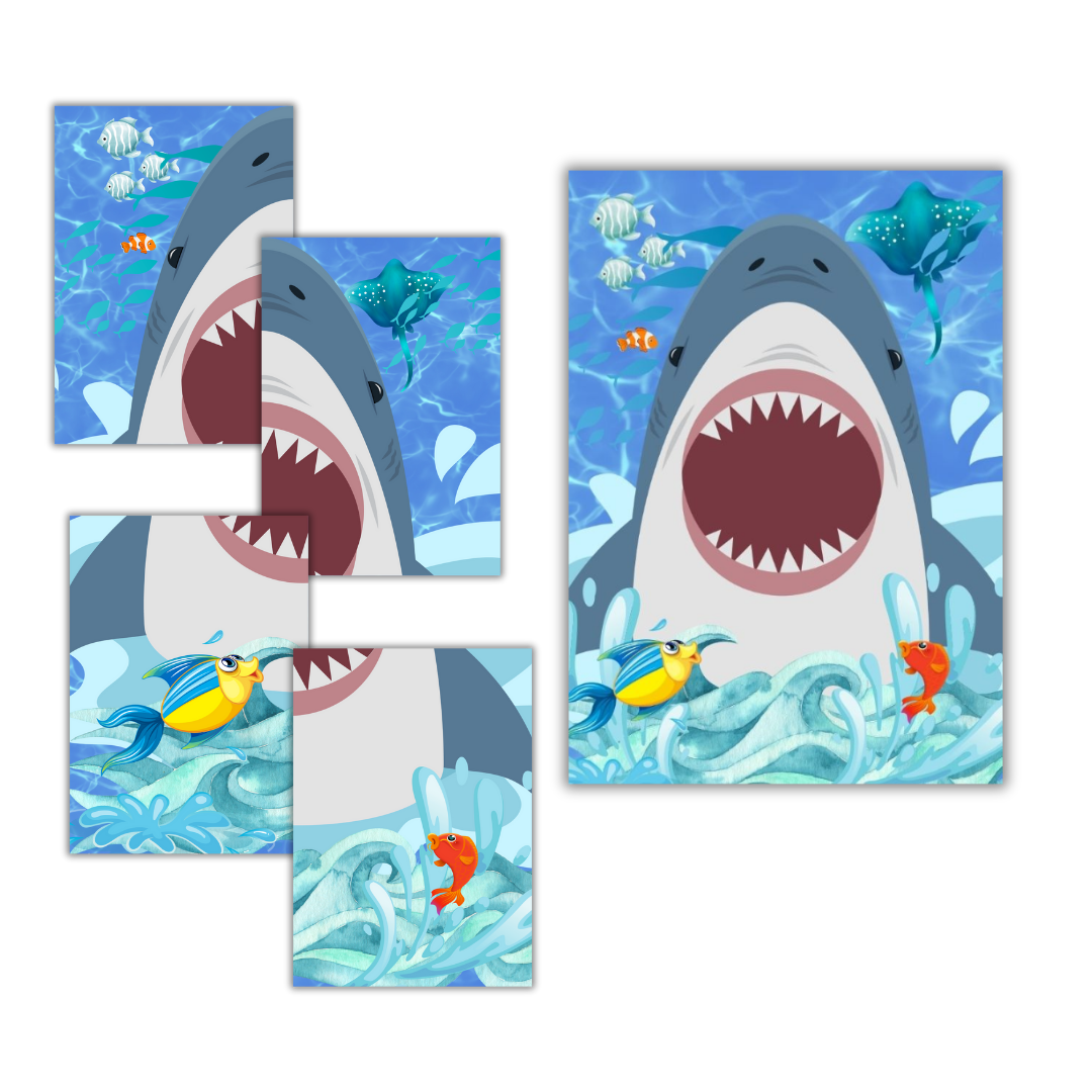 Haai voeren (printable)