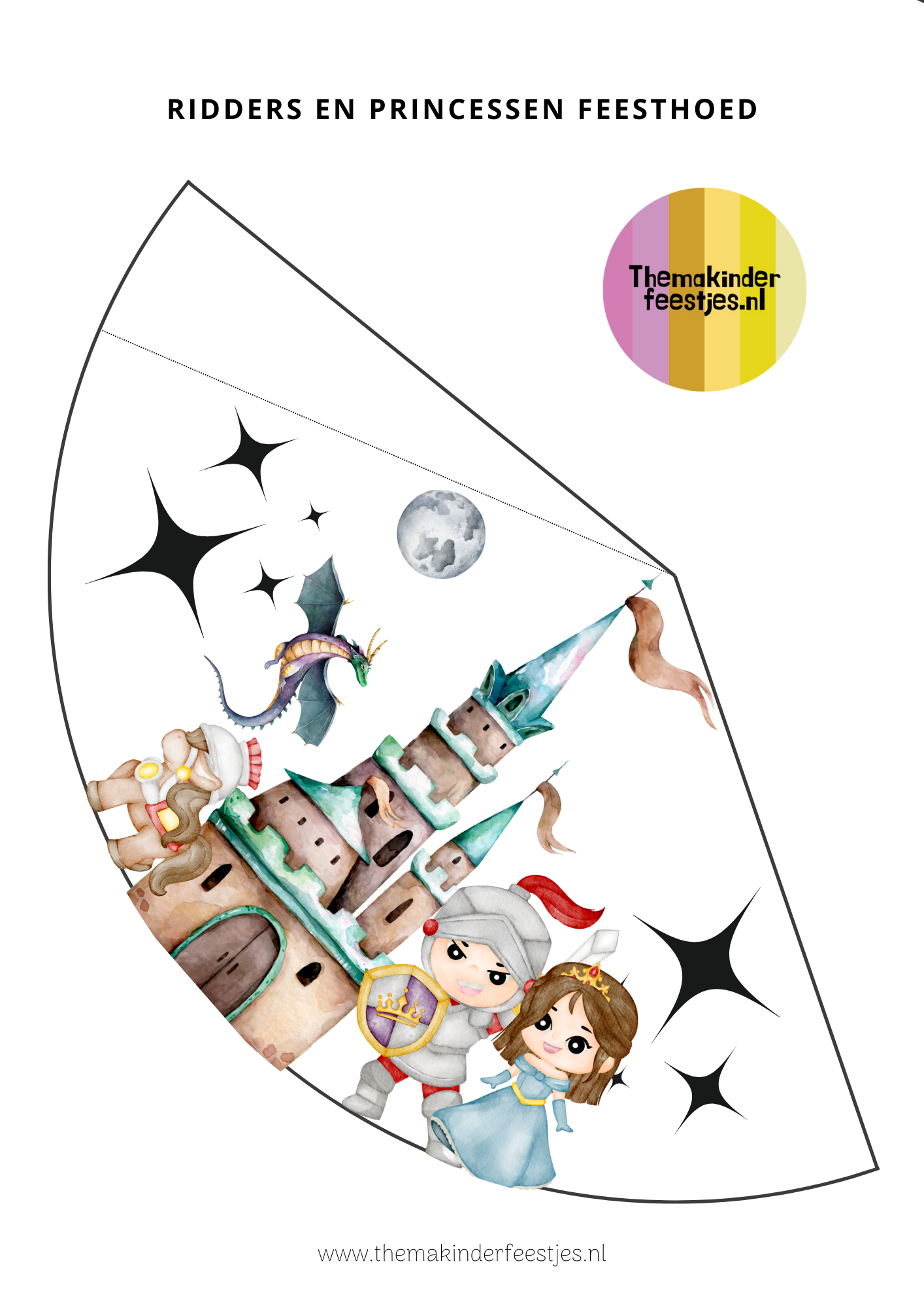 ridders feesthoed (printable)
