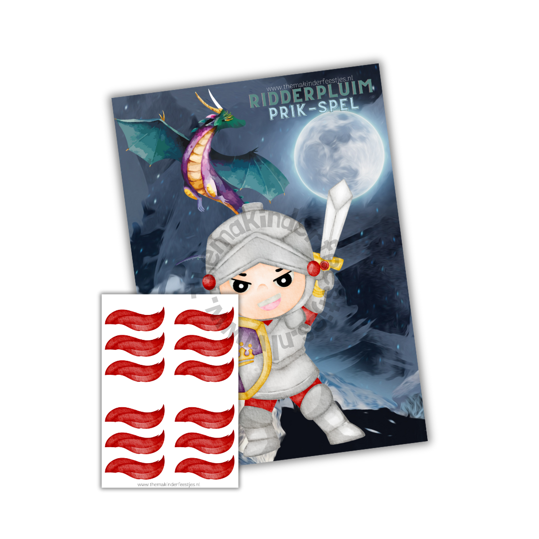 ridder pluim prikspel (printable)